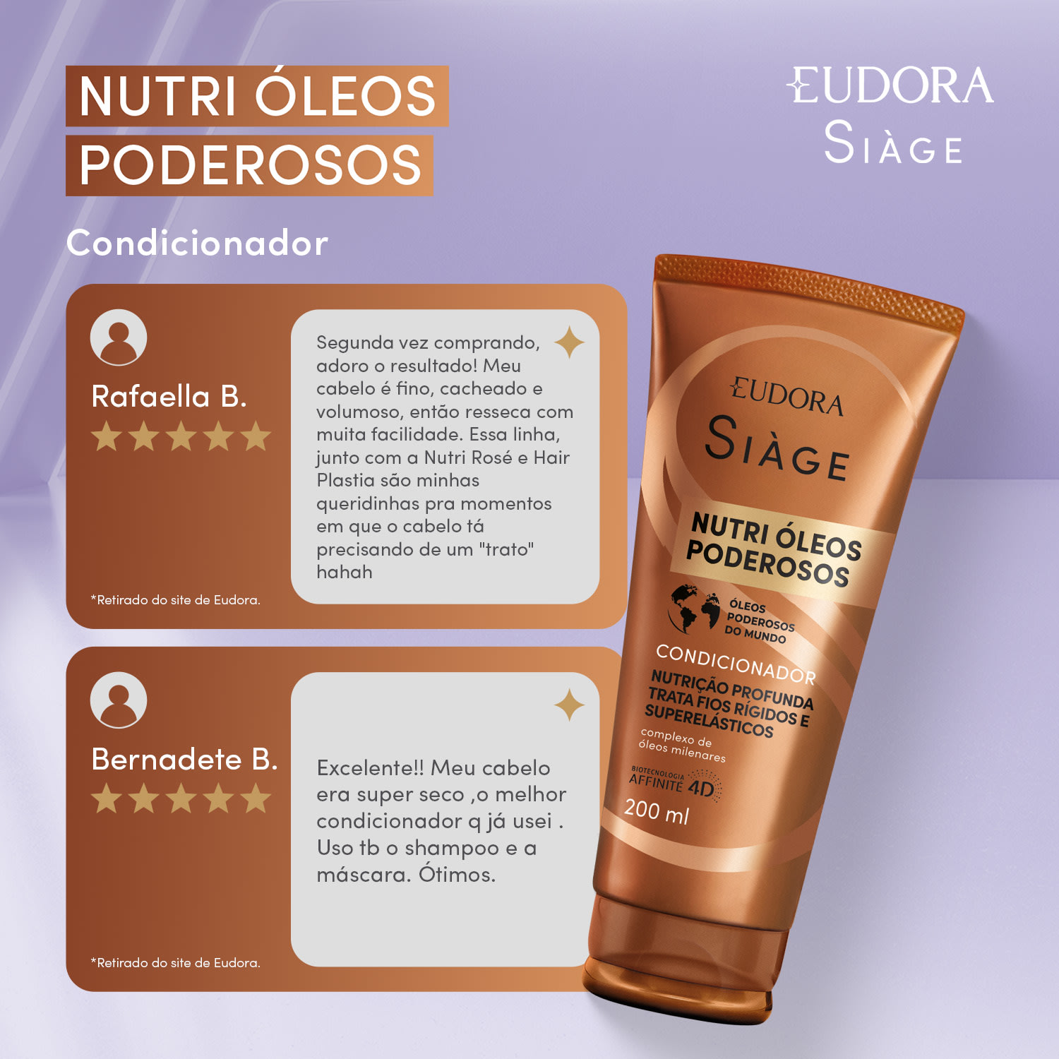 Condicionador Siàge Nutri Óleos Poderosos 200ml