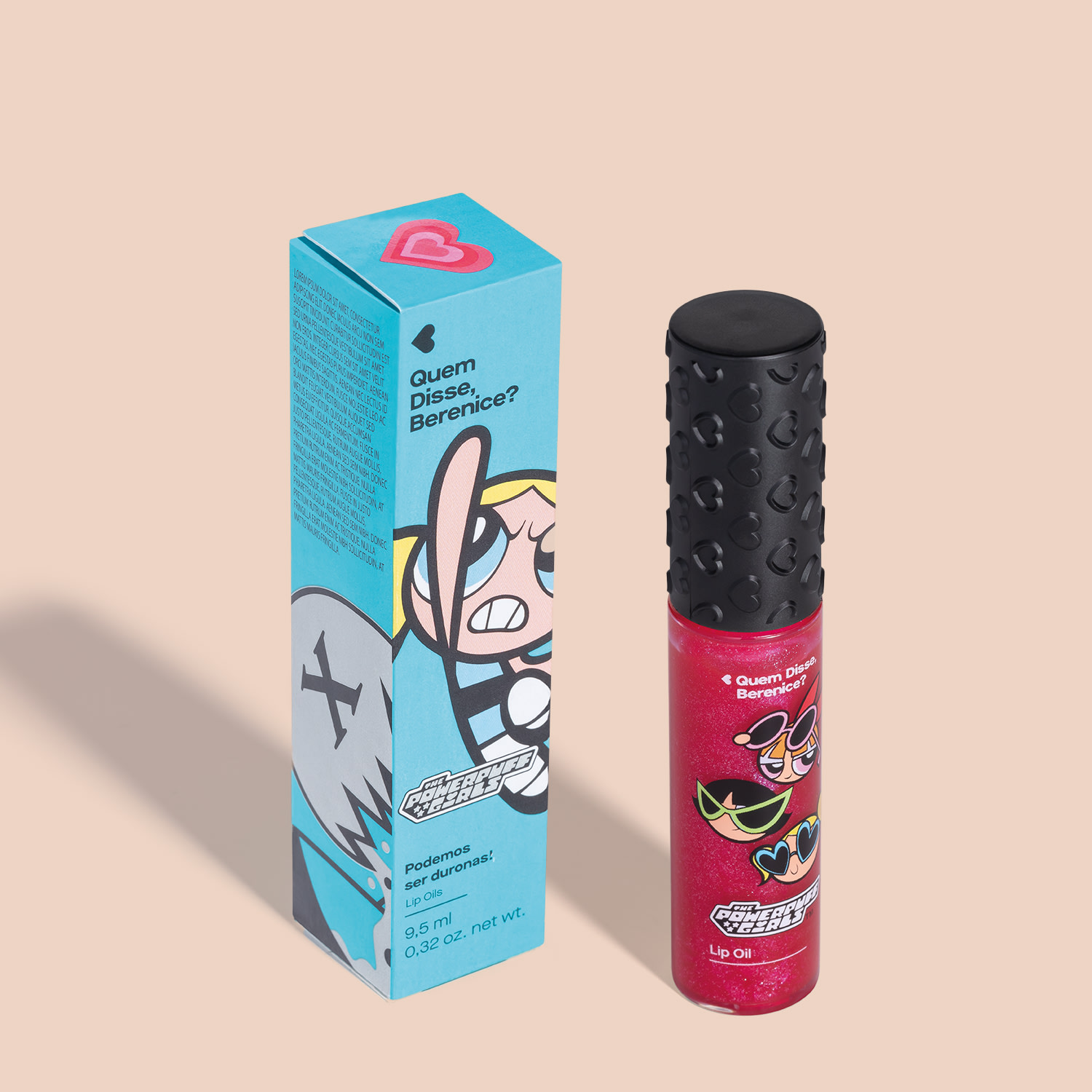 Lip Oil Rosa Podemos Ser Duronas Quem Disse, Berenice? As Meninas Super Poderosas 9,5ml