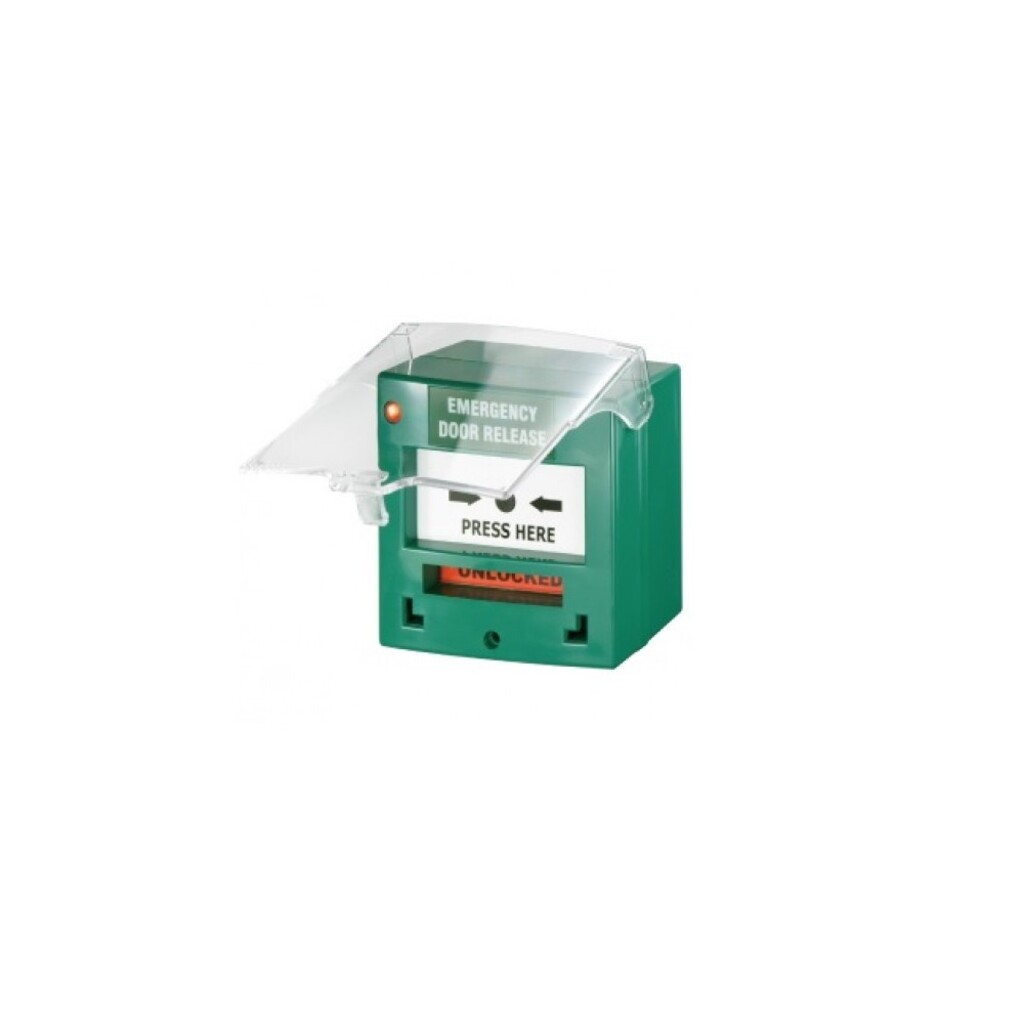 Acionador de Emergencia para Controle de Acesso Assa Abloy Verde - CP-32G