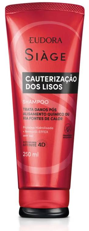 Shampoo Siàge Cauterização dos Lisos 250ml Eudora