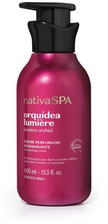 Creme Perfumado Desodorante Nativa SPA Orquídea Lumière 400ml O Boticário