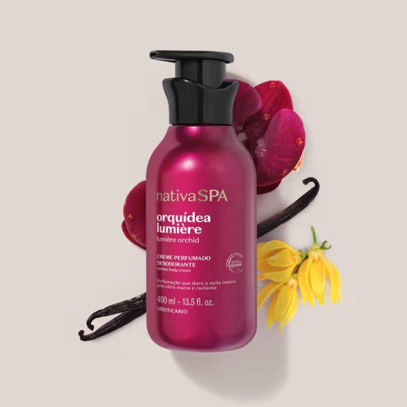 Creme Perfumado Desodorante Nativa SPA Orquídea Lumière 400ml O Boticário