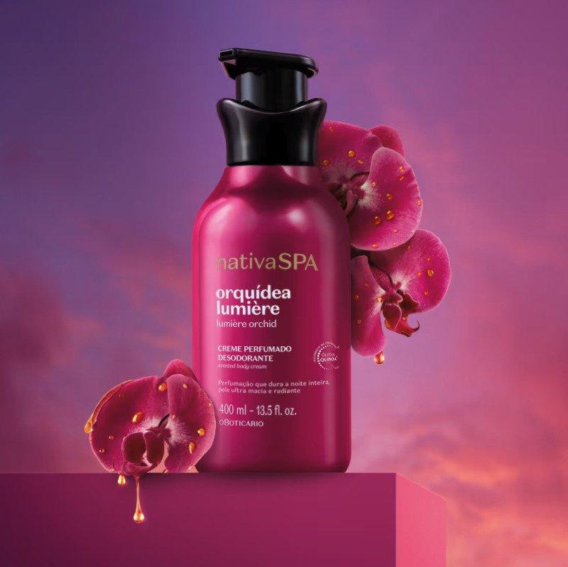 Creme Perfumado Desodorante Nativa SPA Orquídea Lumière 400ml O Boticário
