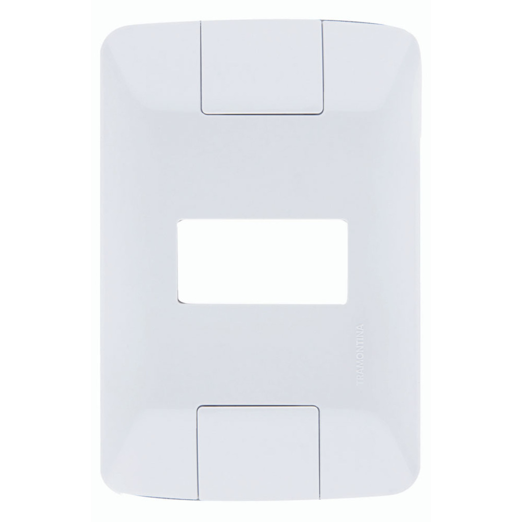 Espelho 4x2 para 1 Módulo Horizontal Branco Aria Tramontina - 57203/004