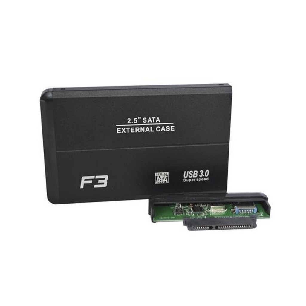 Gaveta Externa Case para HD Sata 2,5 USB 3.0 Preto F3 - 140