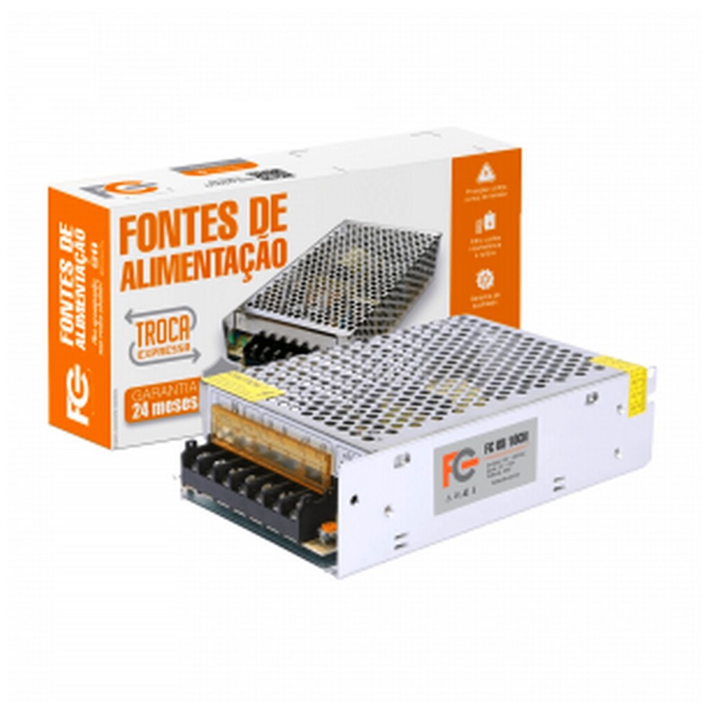 Fonte Colmeia 5V 10A 50W Bivolt FC Fontes - FC0510CN
