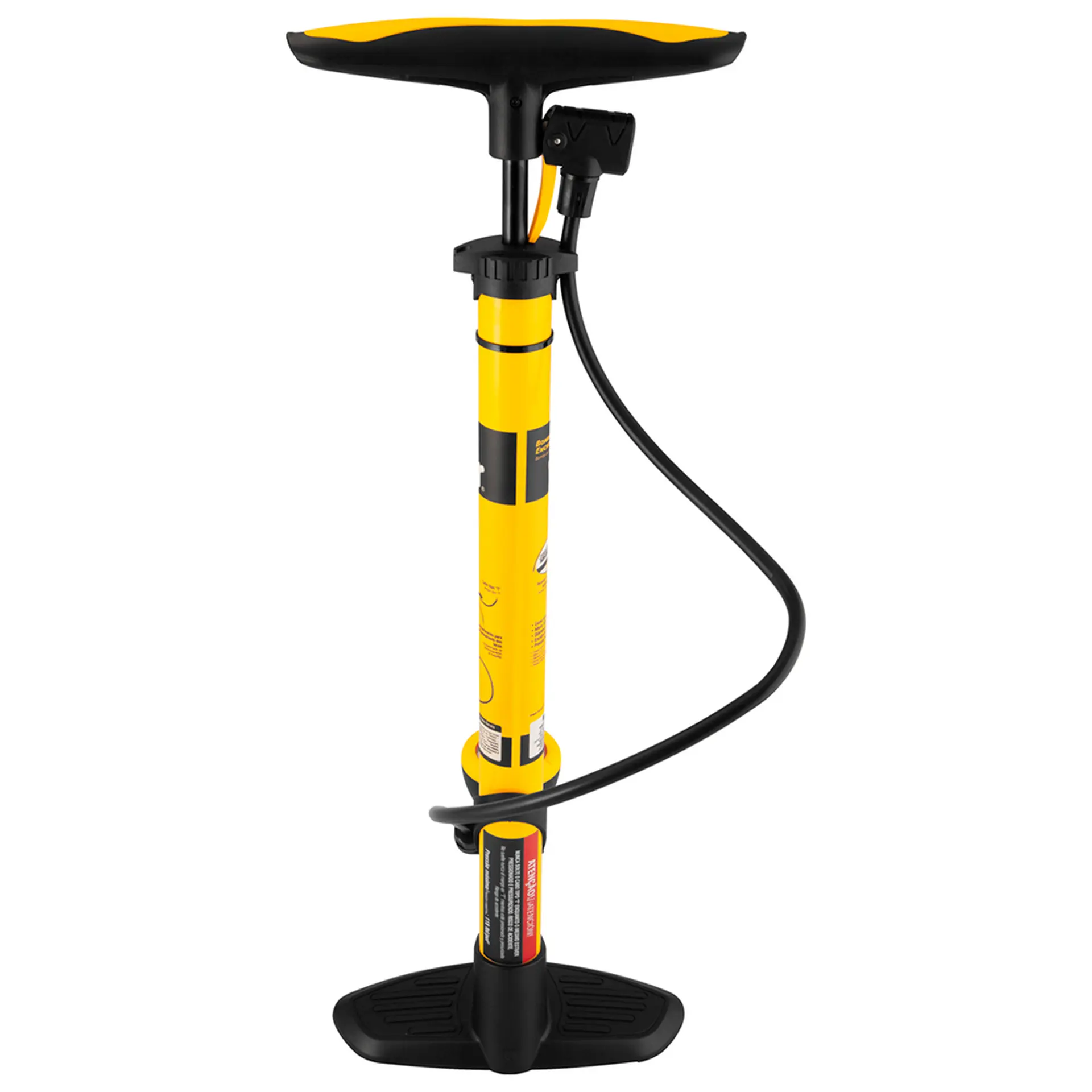 Bomba de Ar para Encher Pneu Manual 63 cm Vonder - Amarelo/Preto
