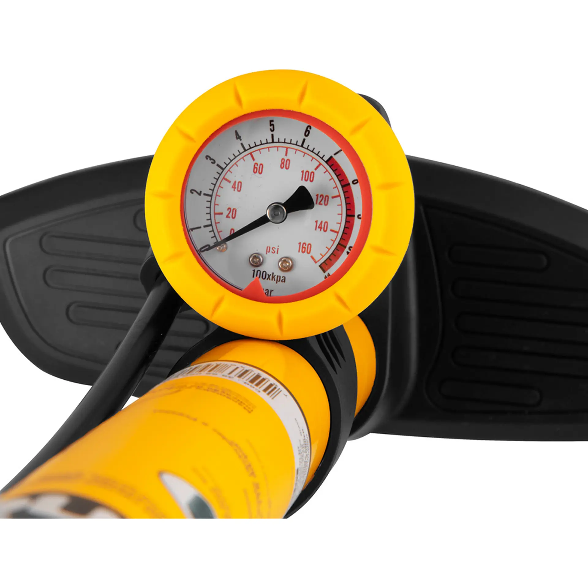 Bomba de Ar para Encher Pneu Manual 63 cm Vonder - Amarelo/Preto