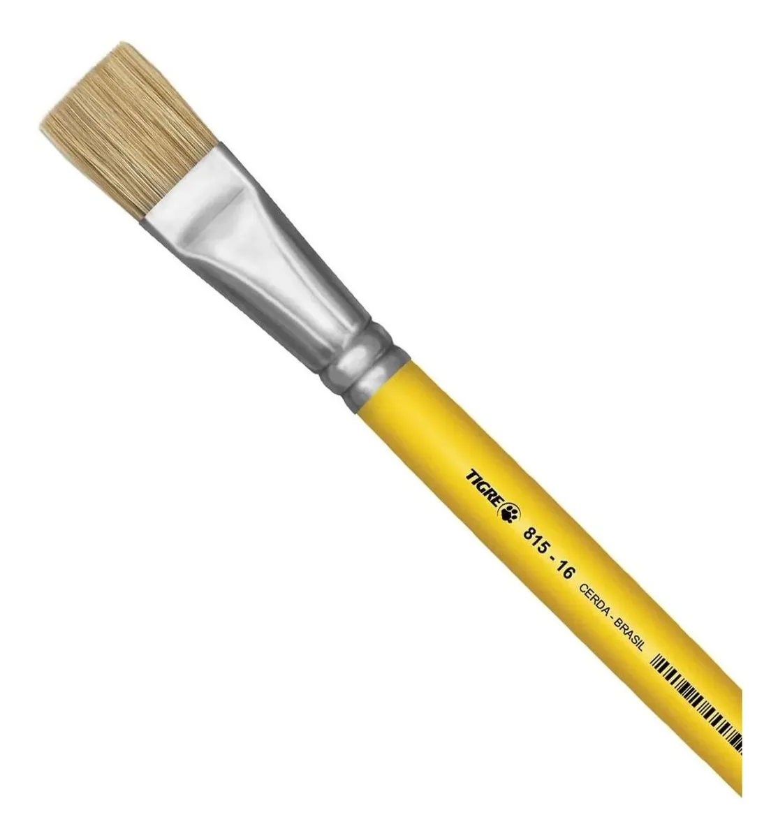 Pincel Chato Tigre 815 NR 16 Longo