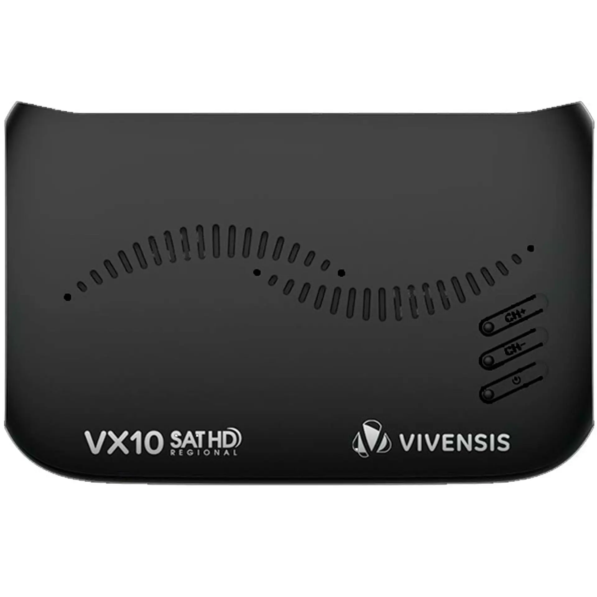 Antena Monoponto Banda KU Chapa 60cm + Receptor Digital SAT HD VX10 Vivensis