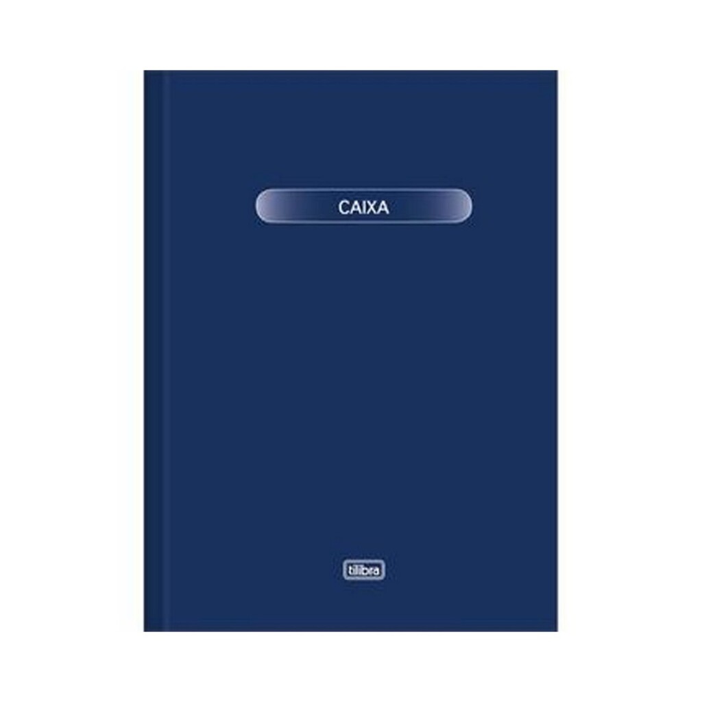 Livro Caixa Tilibra Pequeno 100 Folhas  Pacote com 5 Unidades - 120341- A