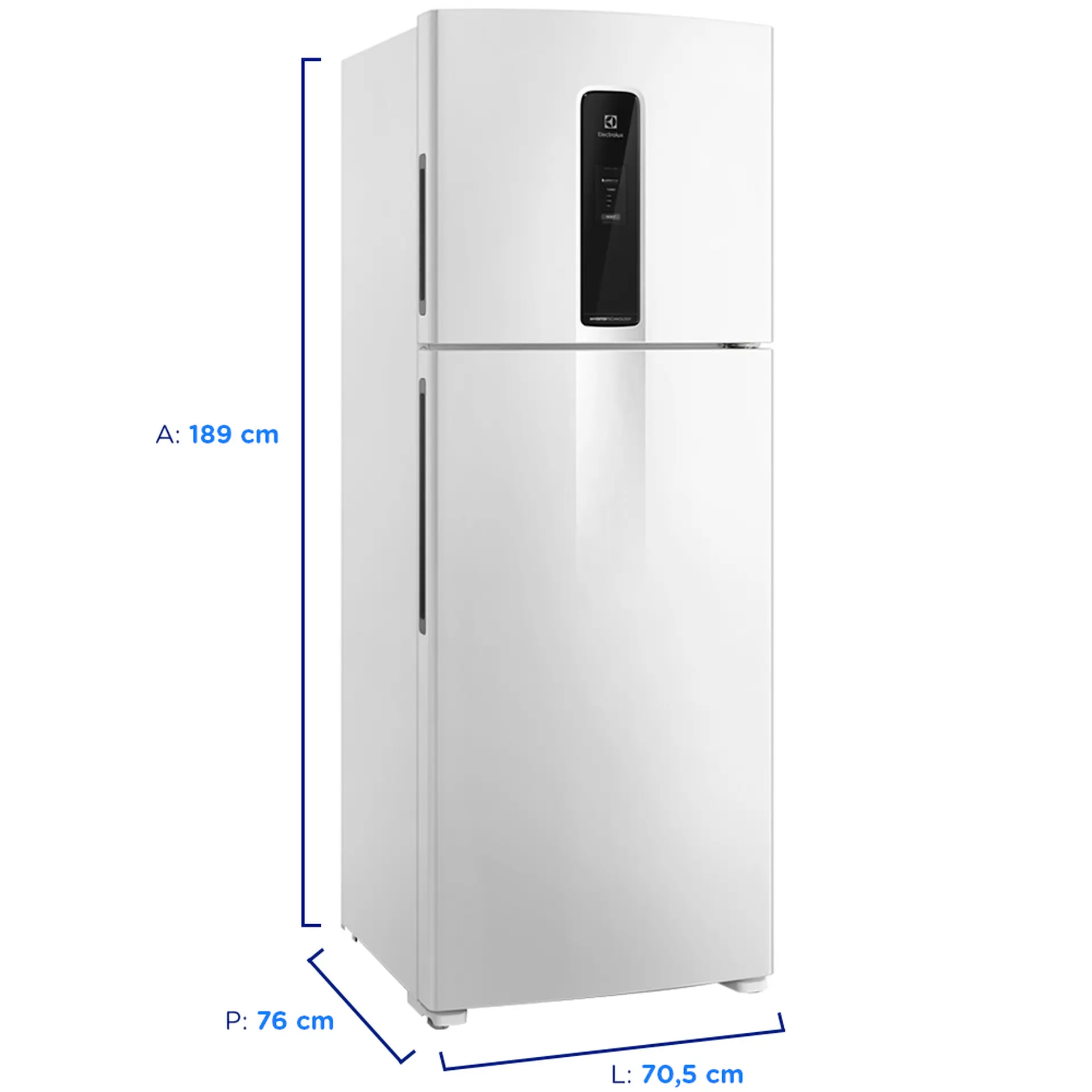 Geladeira Electrolux 480L Frost Free Duplex com AutoSense IT70 - Branco - Bivolt