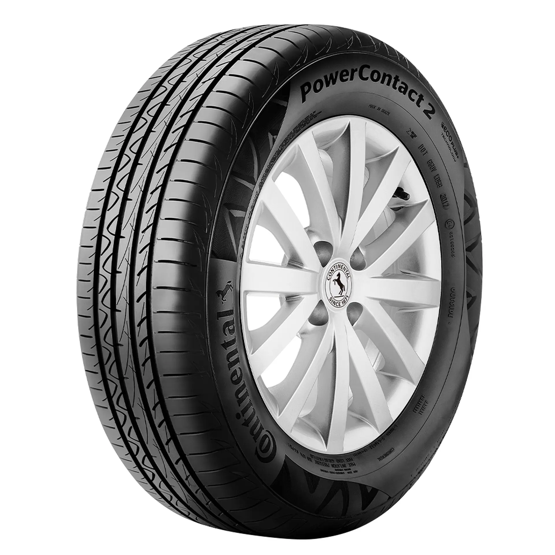 Pneu 195/60R15 Continental PowerContact 2 Aro15 88H Assimétrico Radial