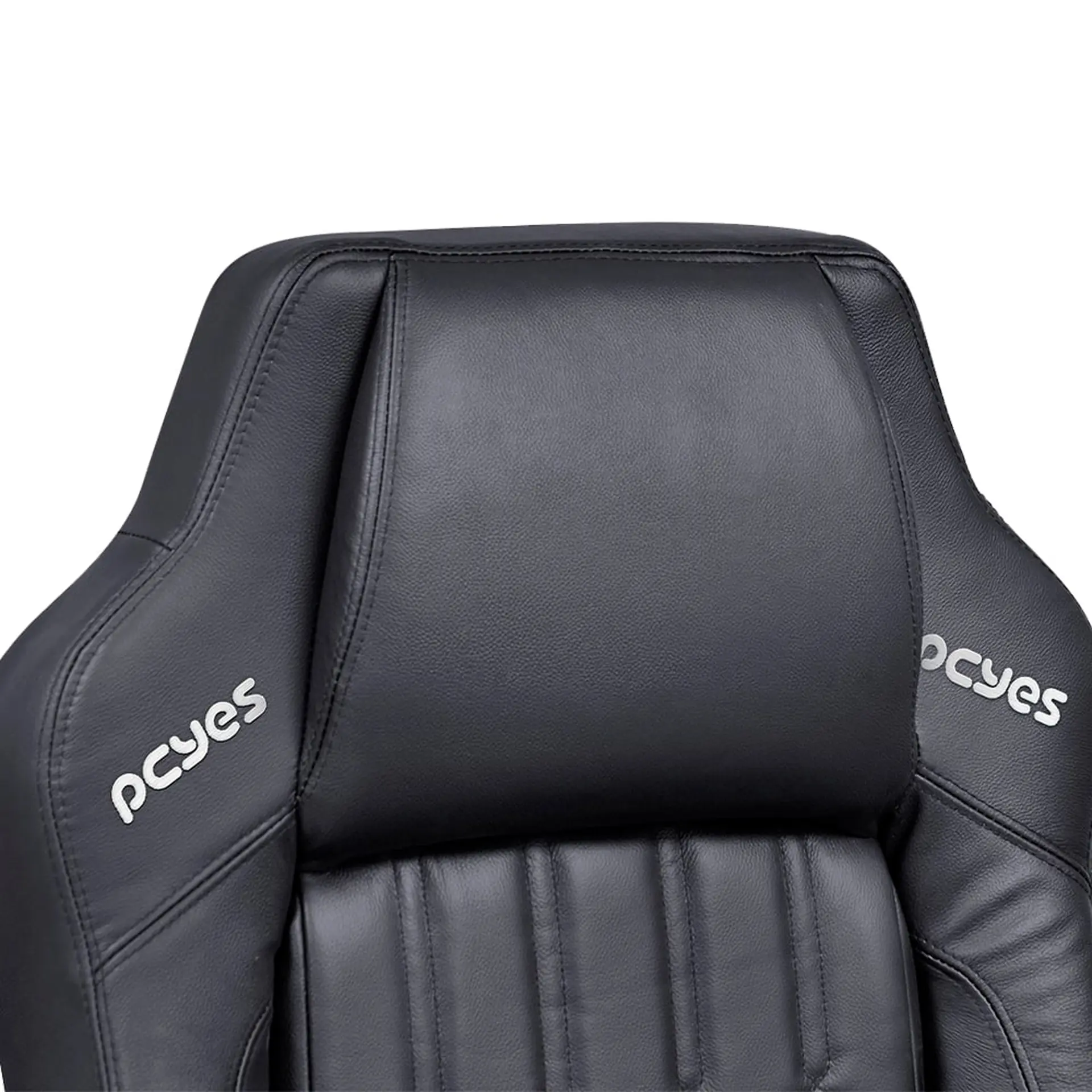 Cadeira Gamer Reclinável Pcyes Mad Racer V16 Couro Suporta até 180 kg - Preto