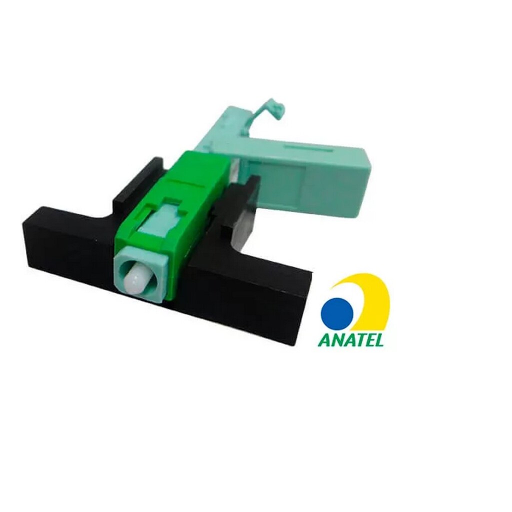 Conector SC/APC Fibra Óptica Mecânica Seccon SecFiber 3D-L01001 Unitário