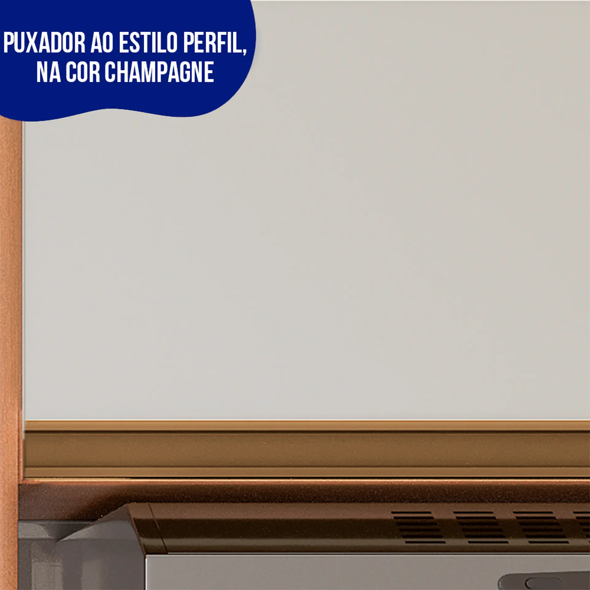 Armário Aéreo 1 Porta Basculante em MDP 80cm Macadâmia Telasul - Freijo/Branco