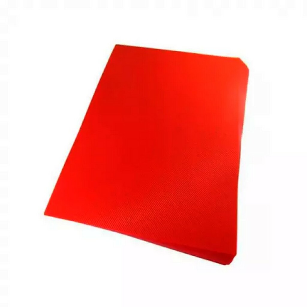Capa para Encadernação A4  Pacote com 100 Unidades Vermelho Transparente - Usa Folien - 7316