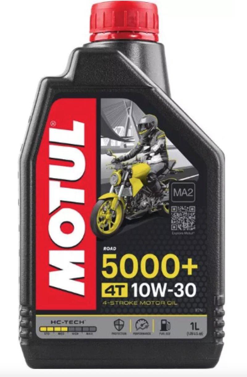 Óleo Para Motor de Moto MOTUL 5000+ 10W-30 4T 1L 111598