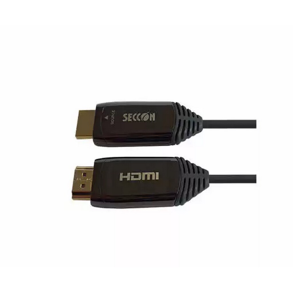 Cabo HDMI Fibra Óptica Ativa Macho x Macho 2.0 4K 50 Metros Seccon - ZLX-HDMI2.0-50M