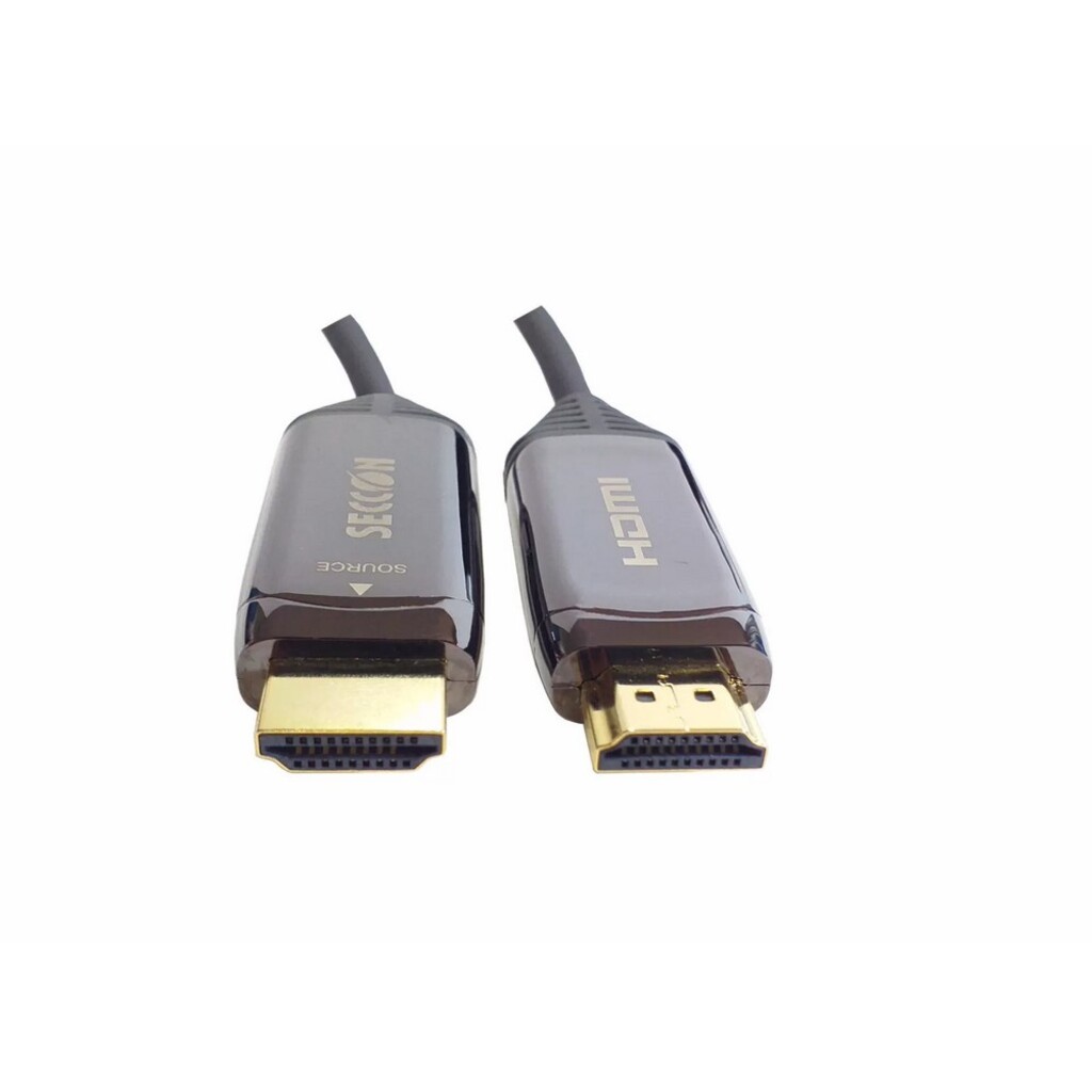 Cabo HDMI Fibra Óptica Ativa Macho x Macho 2.0 4K 50 Metros Seccon - ZLX-HDMI2.0-50M