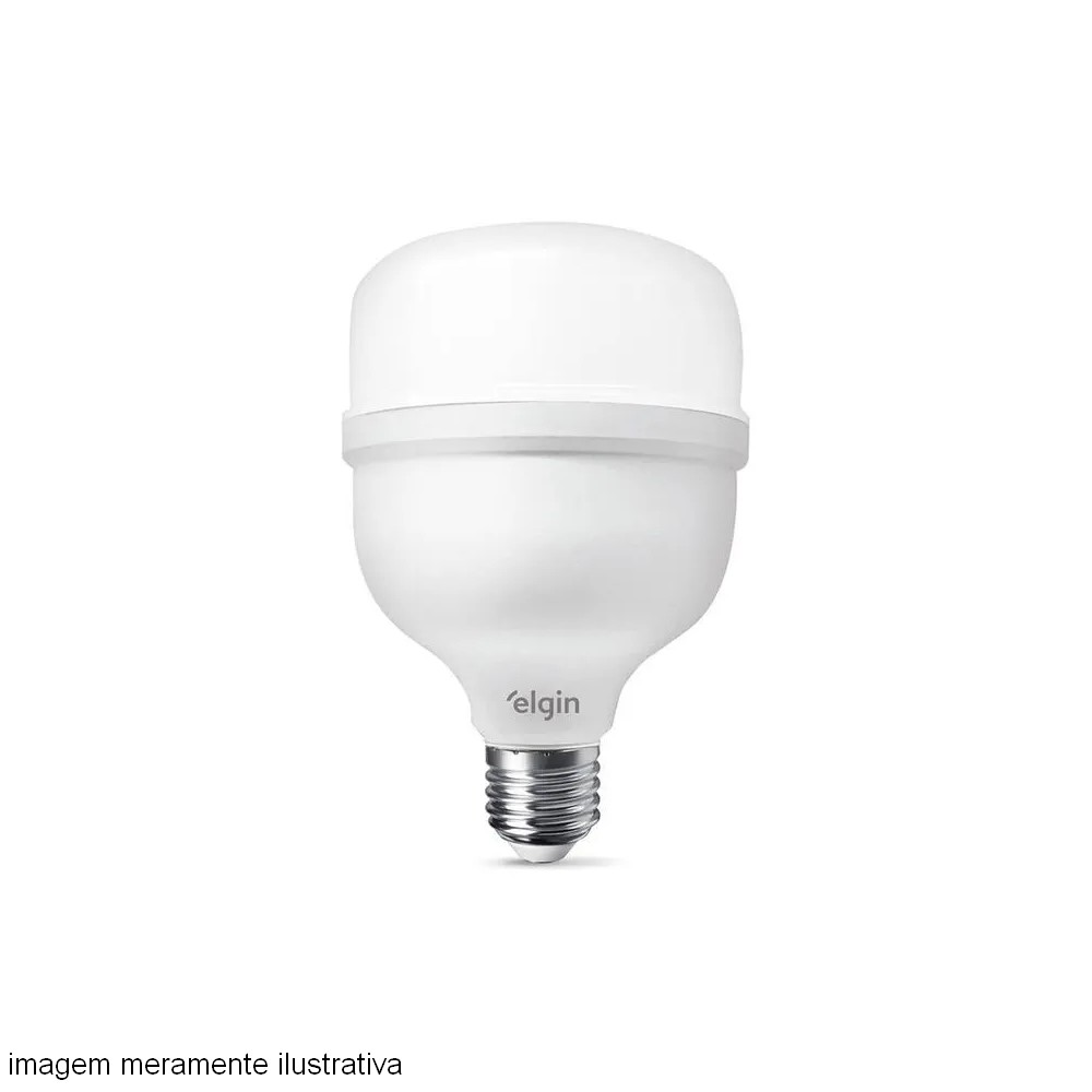 Lâmpada Super Bulbo Led Alta Potência 30W E27 6500K Branca Fria Bivolt Elgin 48LSB30FLD00