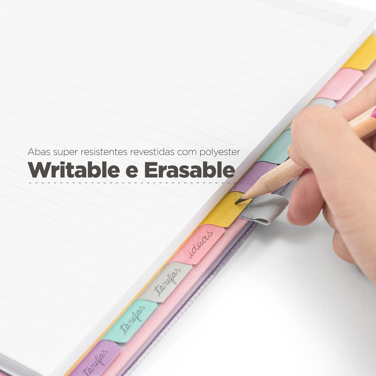 Caderno Argolado Ótima Stone Ultra Geométrico Pink