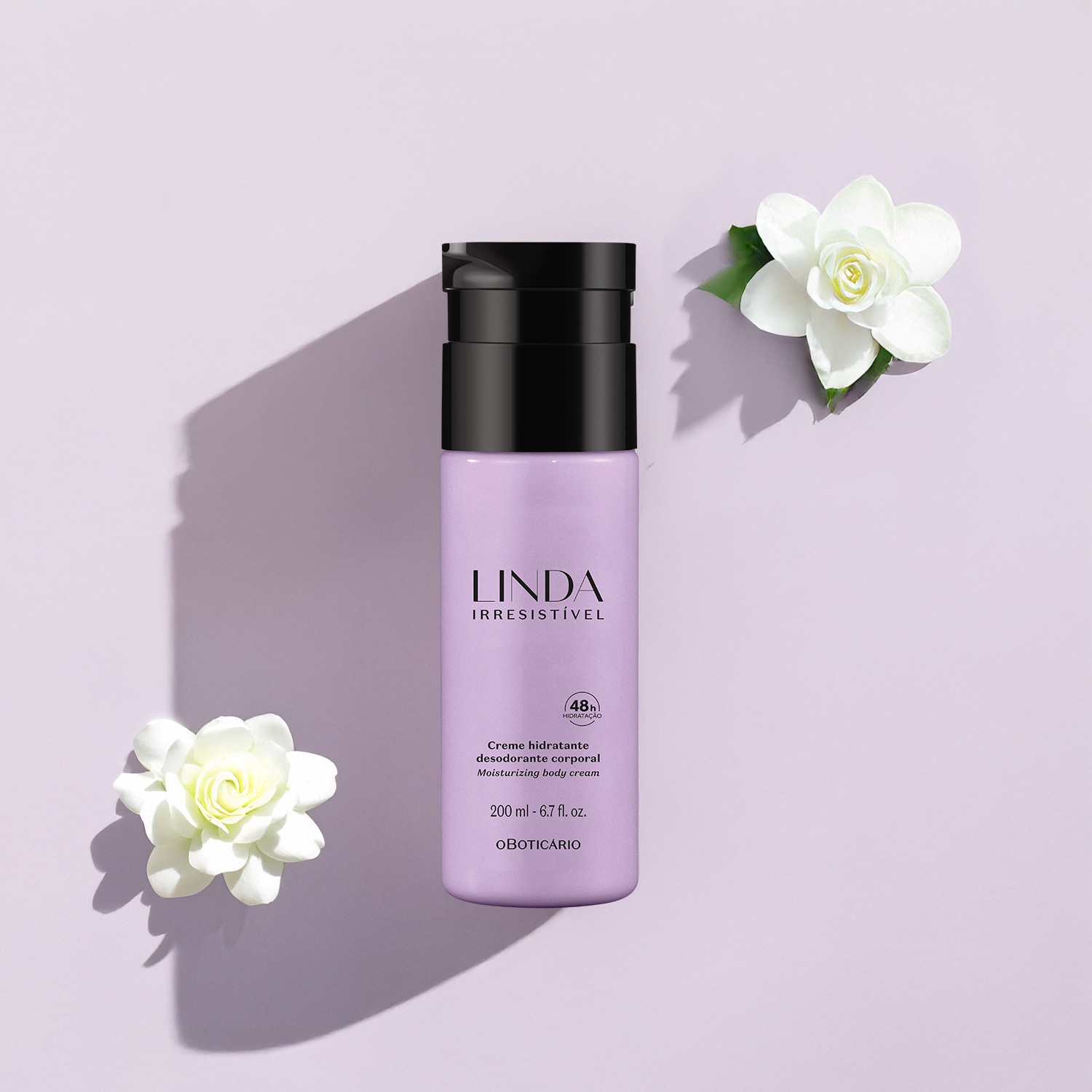 Loção Desodorante Hidratante Corporal Linda Irresistível 200ml