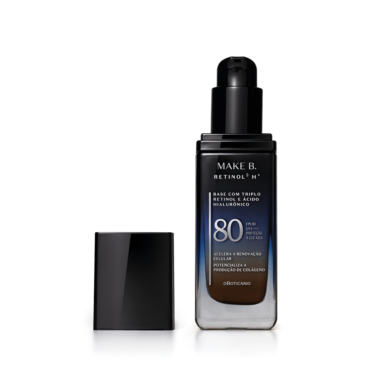 Base Líquida FPS80 Make B. Retinol³ H+ Cor 330Q 26g