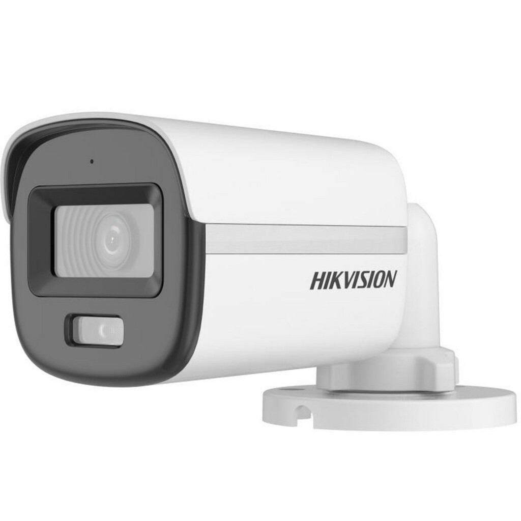 Câmera CFTV 4 em 1 DS-2CE10DF0T-LPFS Bullet Full HD 1080P Colorvu 20m 2.8 mm Microfone Embutido HikVision