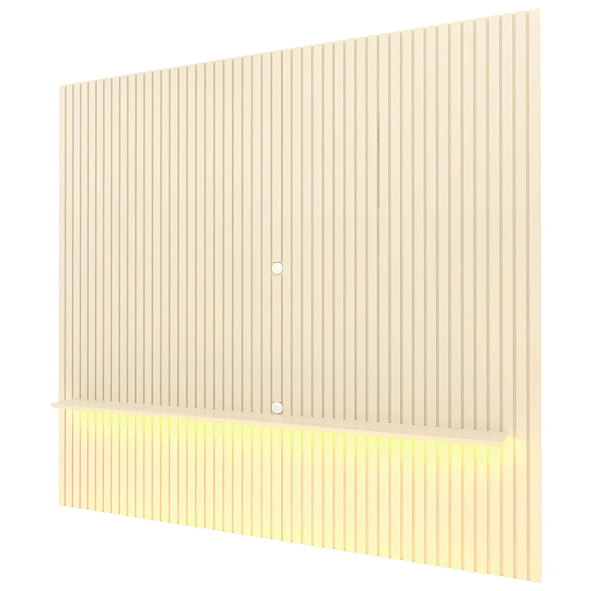 Painel Para TV até 85" Com Led e Prateleira Nobre 2.30 Gelius - Off White