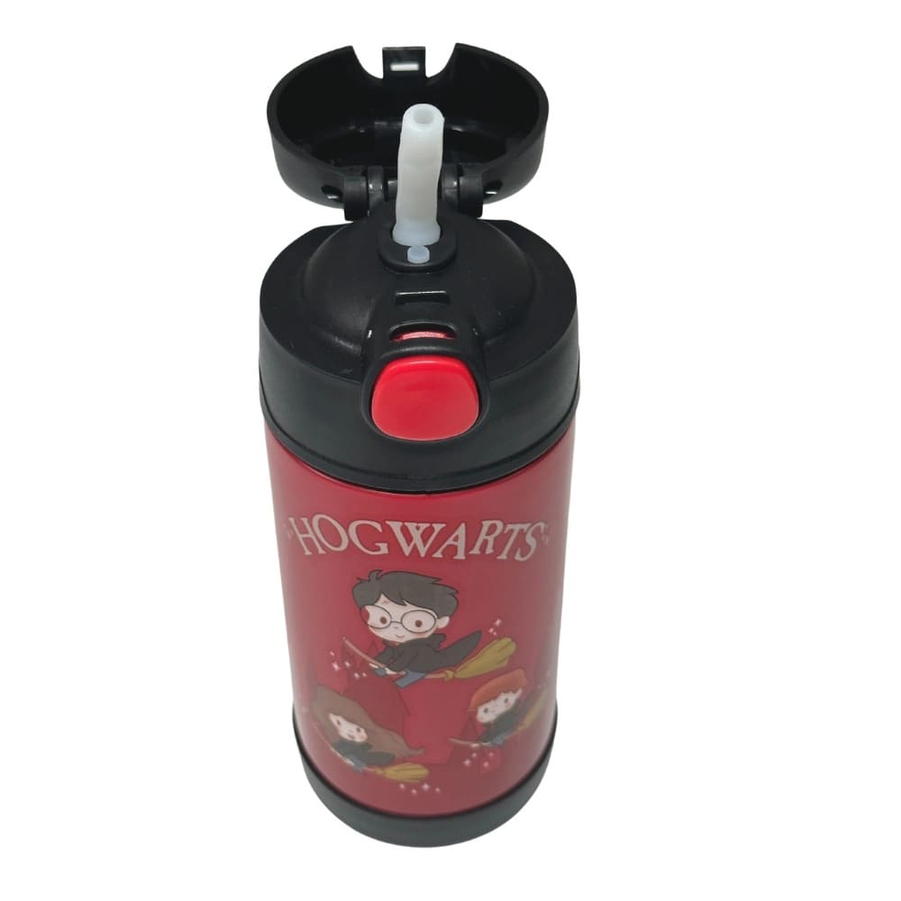 Garrafa Click Harry Potter com Canudo 300ml Infantil Pequena