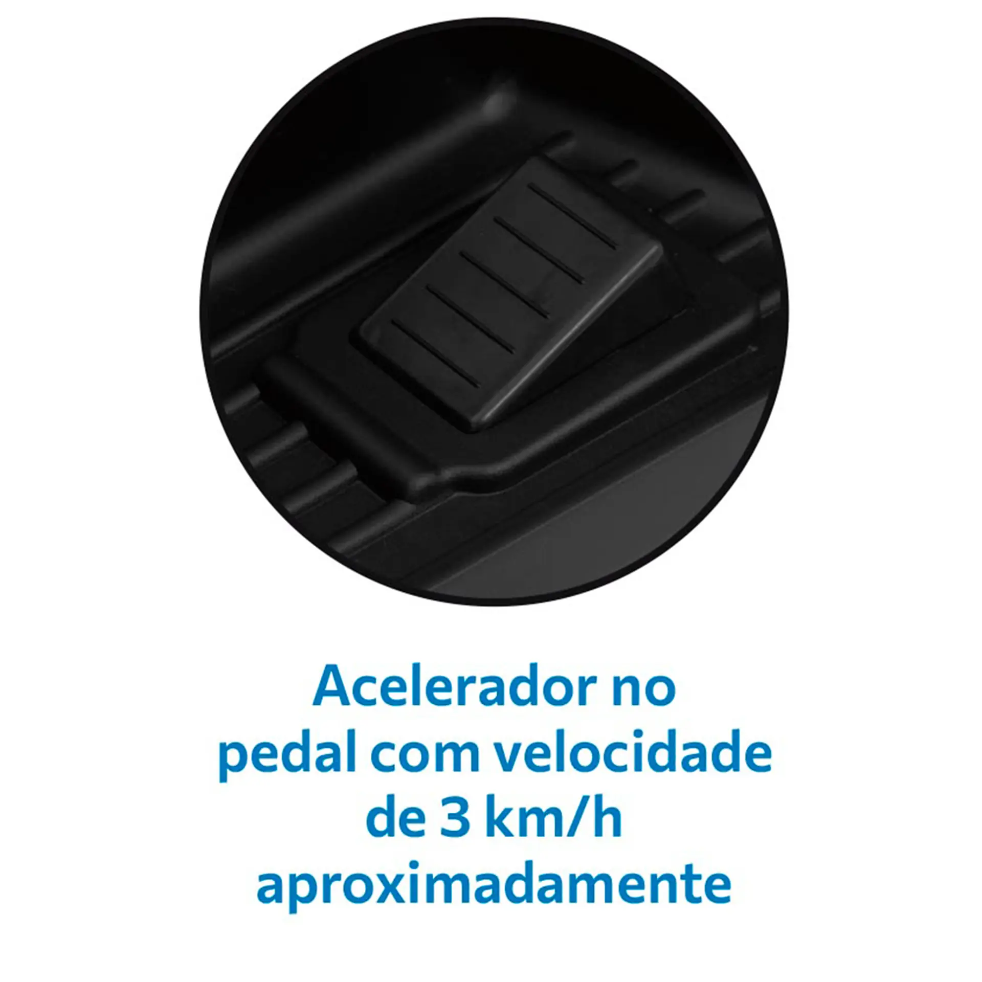 Quadriciclo Elétrico Infantil com Farol e Limitador de Giro Bandeirante - Amarelo - Bivolt