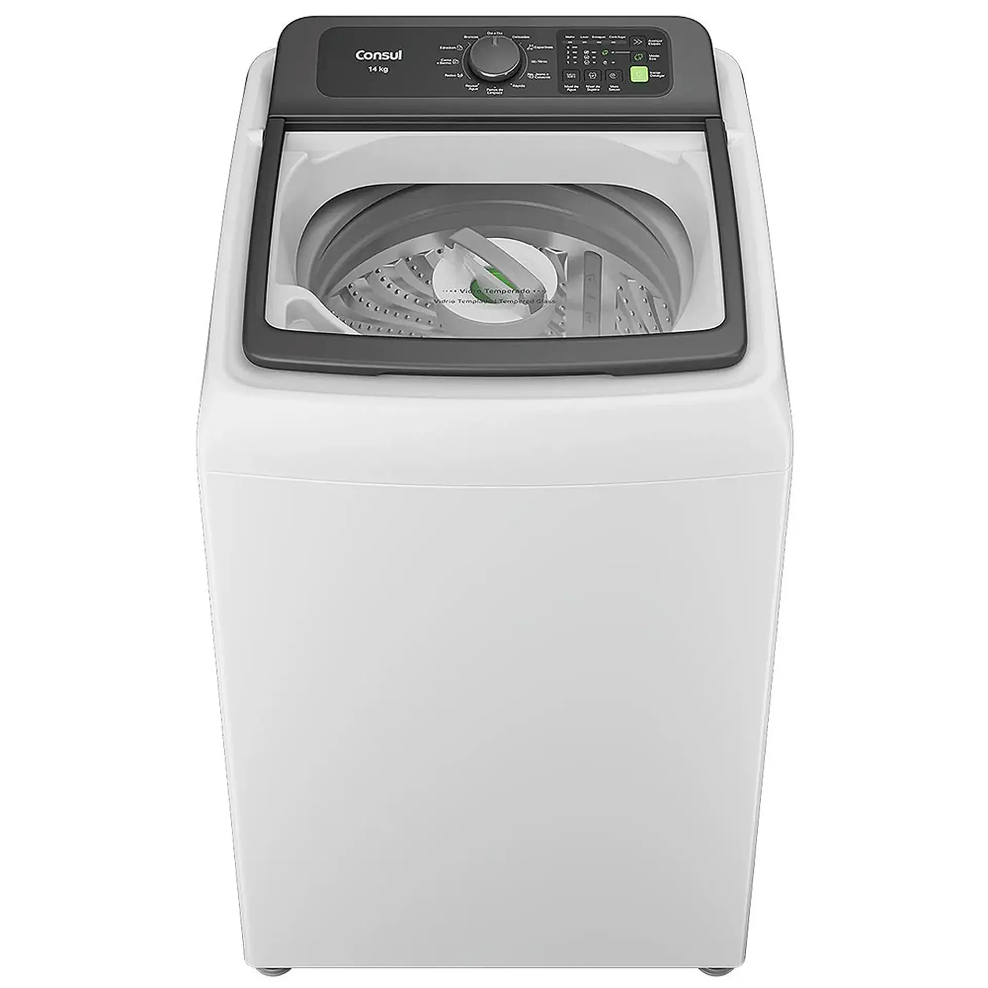 Máquina de Lavar Consul 14kg Automática 12 Programas CWN14AB - Branco - 220 Volts