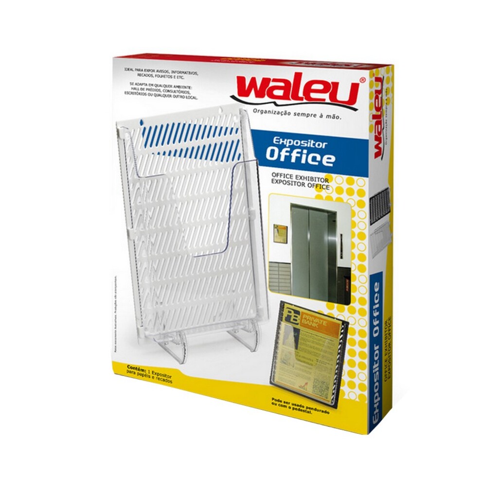 Expositor de Catálogo 318x12x256mm Branco Maxcril - 10090002