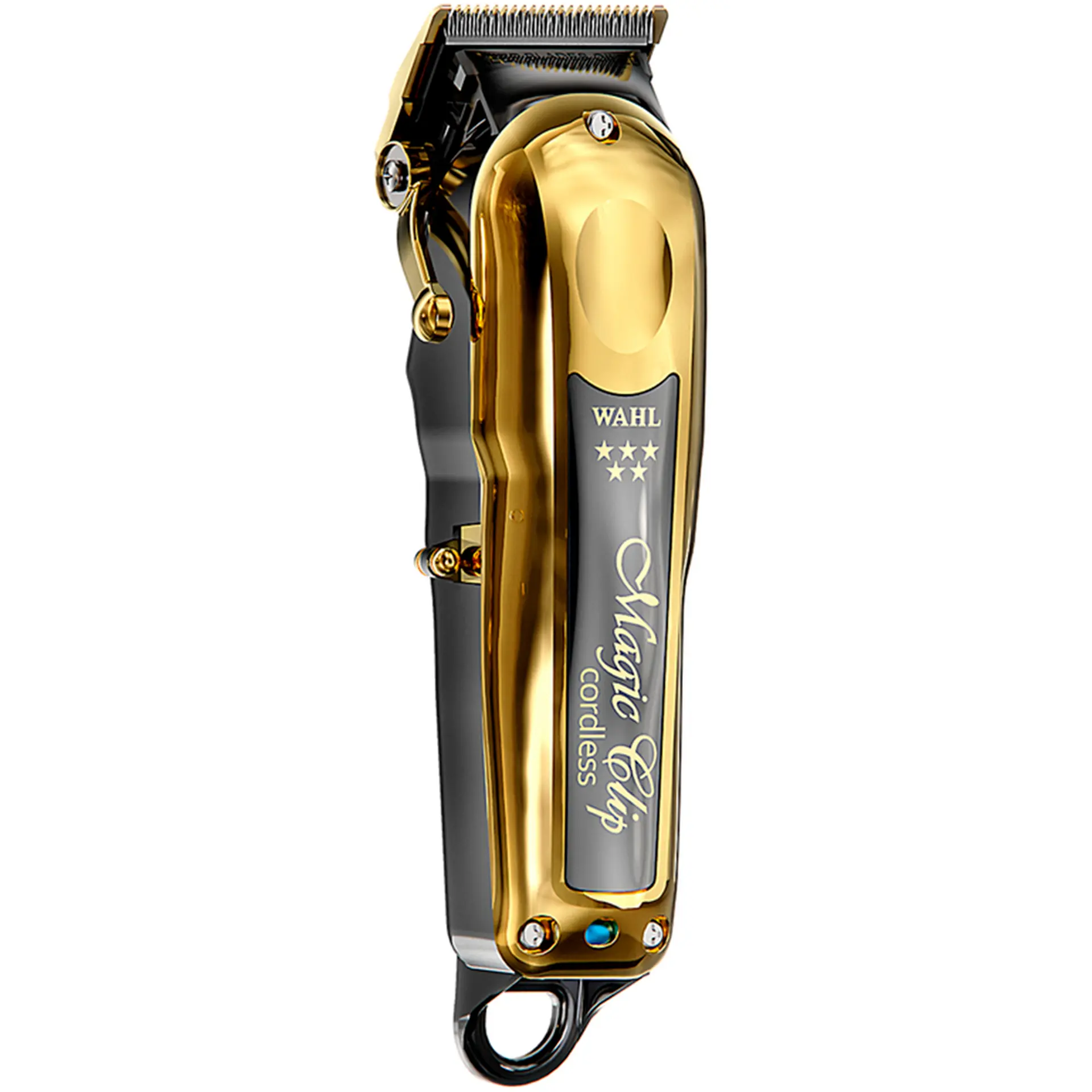 Máquina de Corte Sem Fio Wahl Magic Clip Cordless 8 Pentes - Preto/Dourado - Bivolt