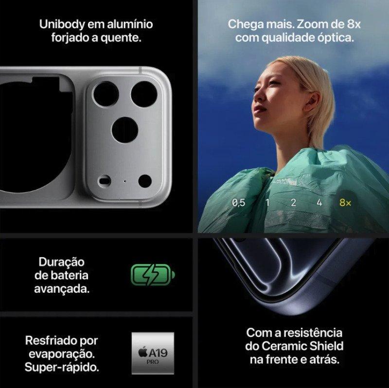 Apple iPhone 17 Pro Max 2 TB Branco 5G