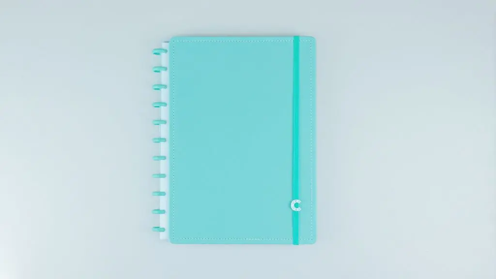 Caderno Inteligente All Aquamarine com 60 Folhas com Pautas 20 Folhas Lisas