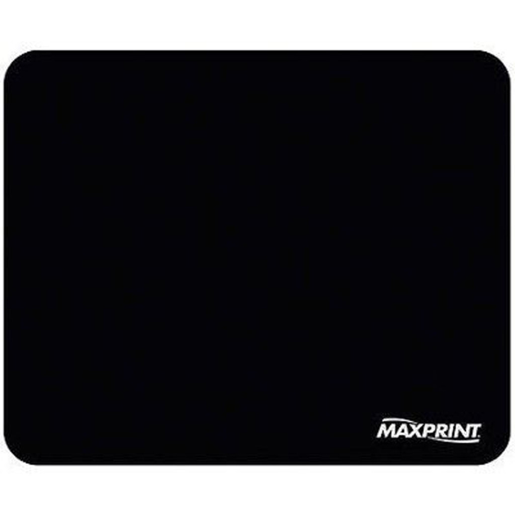 Mouse Pad Liso Standard Preto 220x178mm Maxprint - 603579 - Vendido Unitário