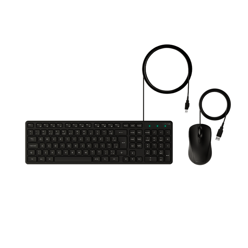 Mouse e Teclado com Fio CCI 20 Preto Intelbras