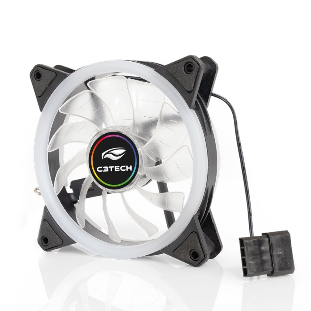 Cooler 120x120x25 12V Led Multicores C3tech - F11-L150M