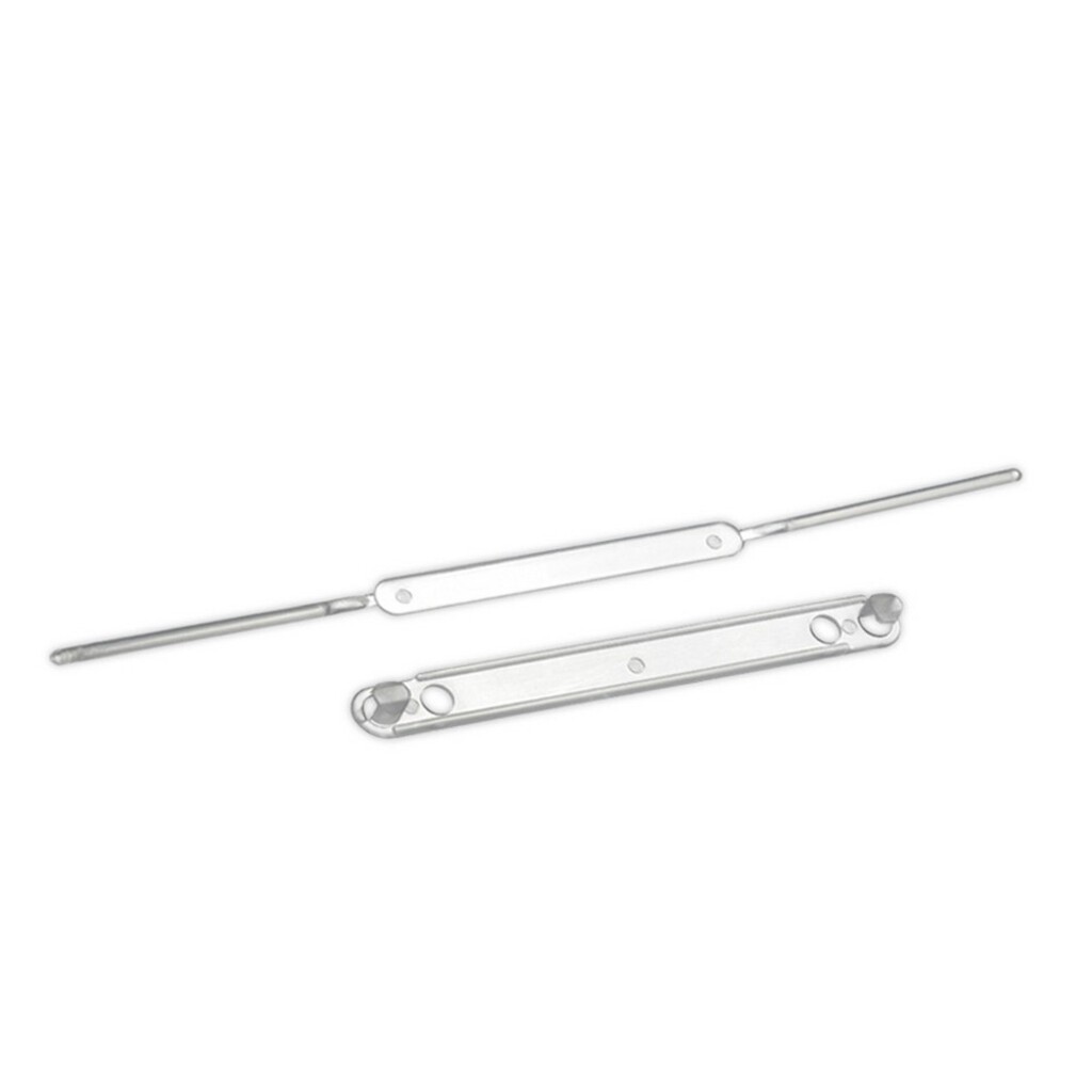 Grampos Trilho Plástico Branco Maxcril Pacote com 50 Unidades - 10120002