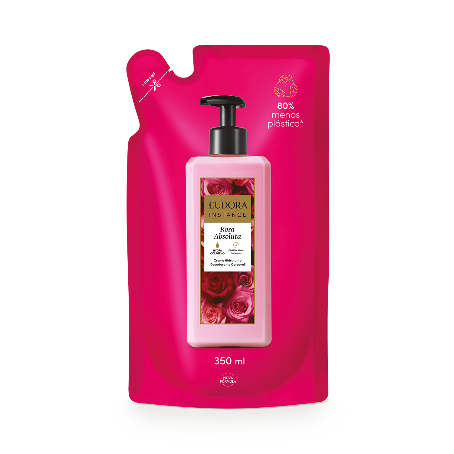 Creme Hidratante Desodorante Corporal Instance Rosa Absoluta 350ml