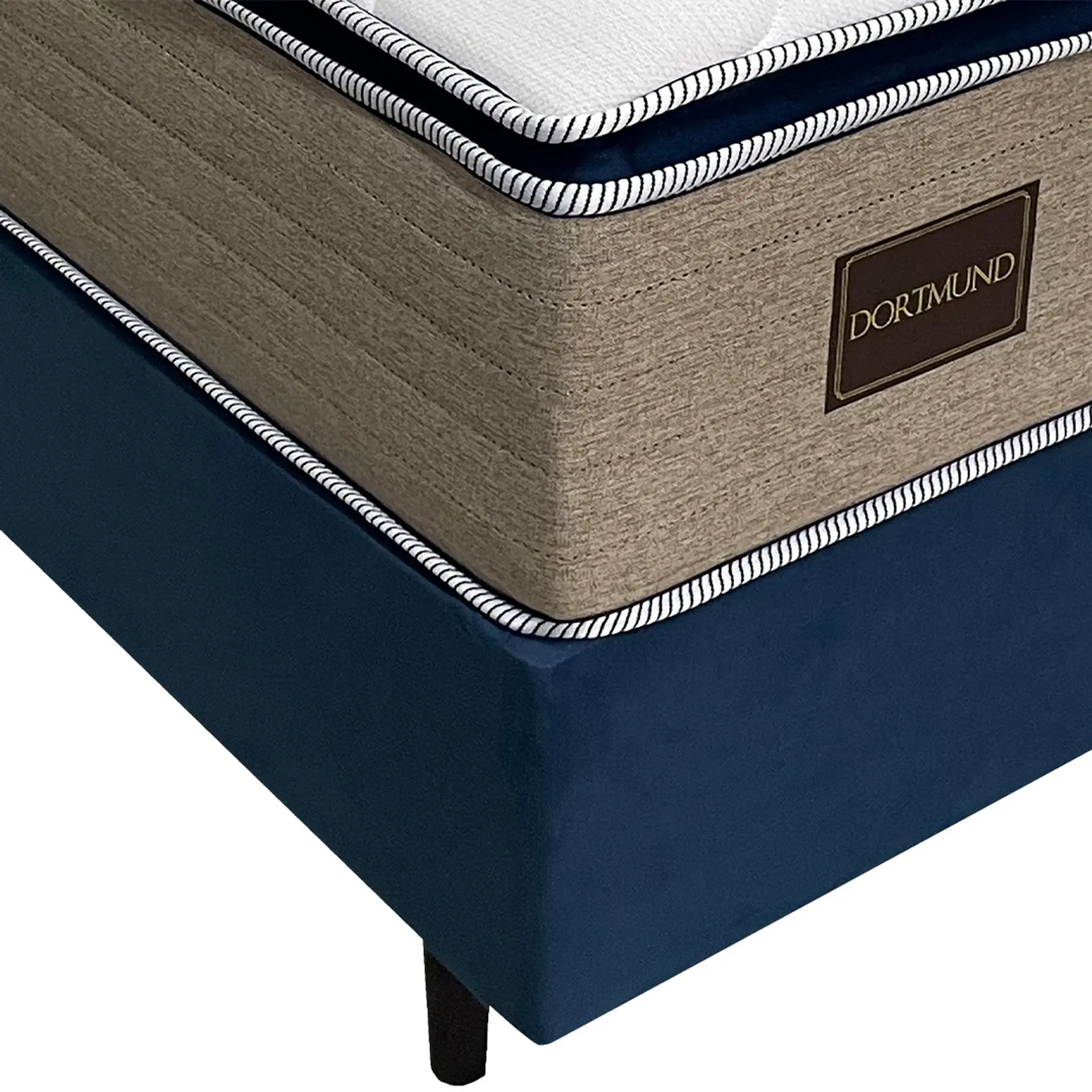 Colchão Cama Box Gazin Molas BlueWave Casal Dortmund 138 x 188