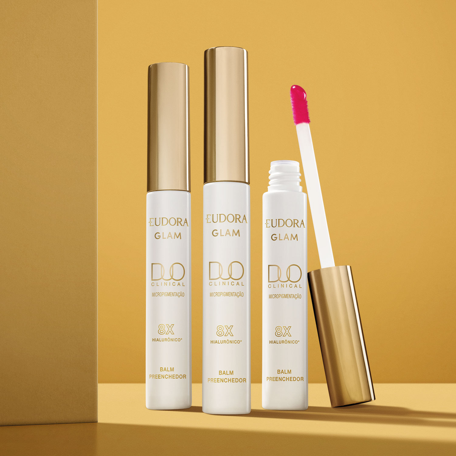 Balm Preenchedor Eudora Glam Duo Clinical Micropigmentação 4,5g