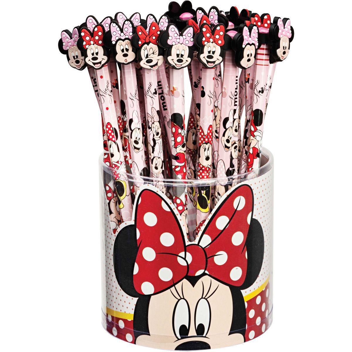 Lápis Preto Molin Minnie Top Unidade Sortido