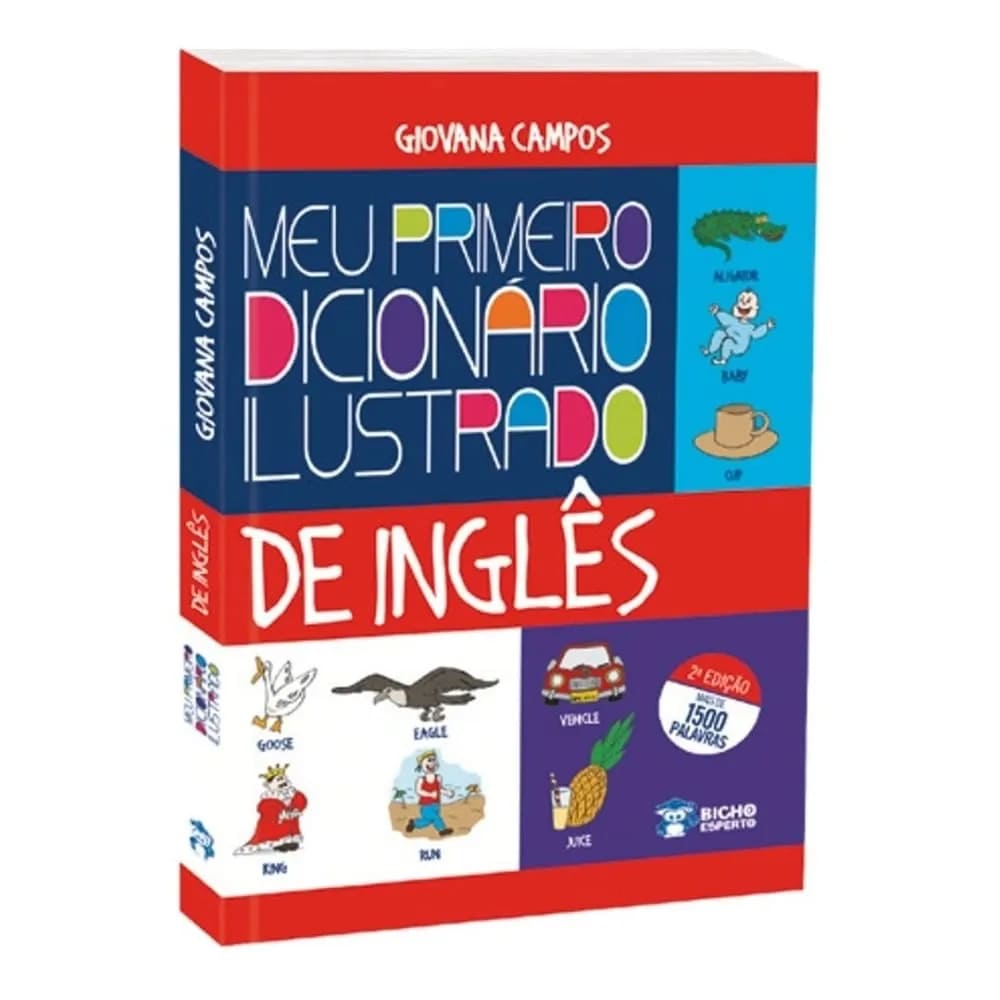 Minidicionário Bicho Esperto Meu Primeiro Dicionário Ilustrado Inglês