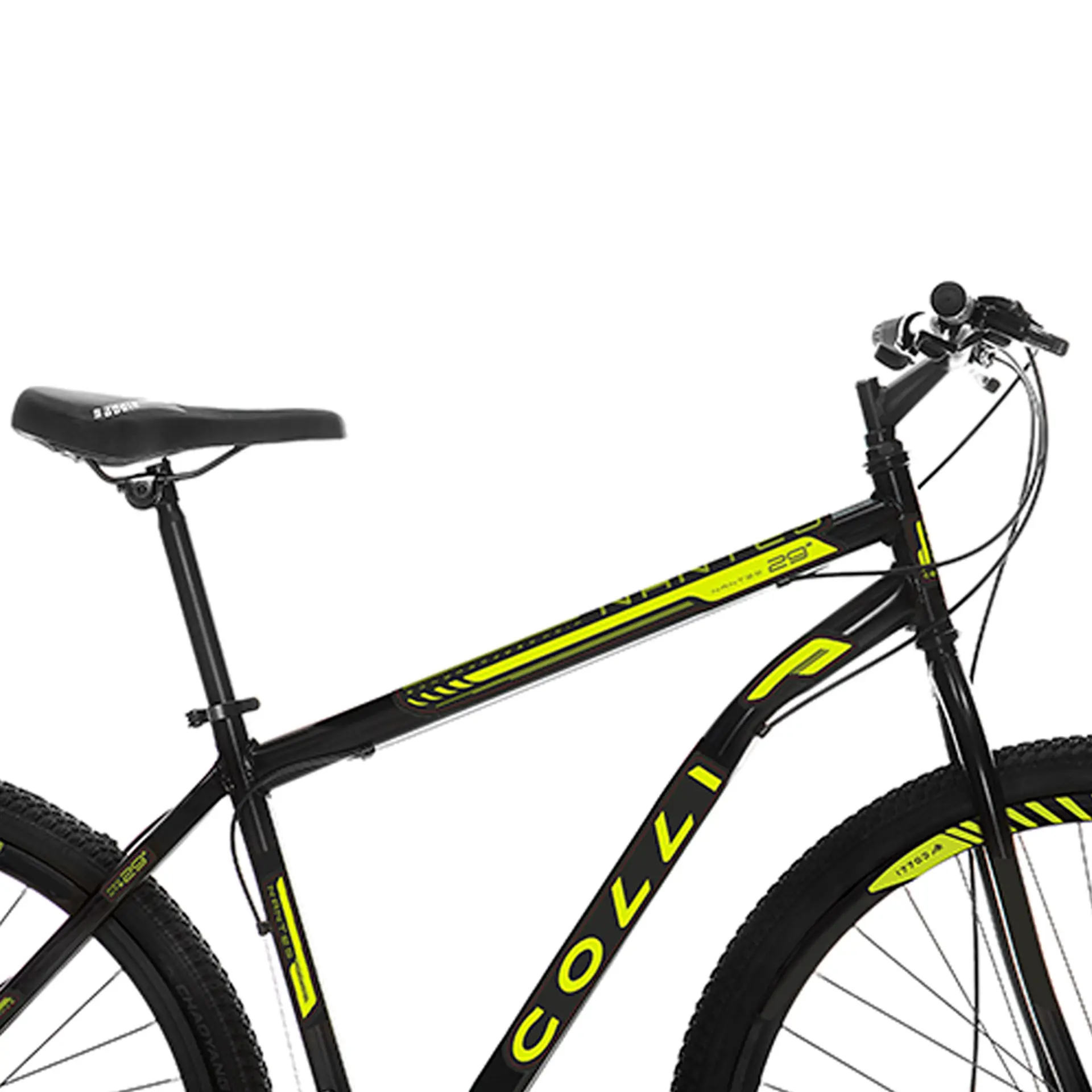 Bicicleta Aro 29 Colli Nantes 21 Marchas Freio a Disco - Pto/Amarelo