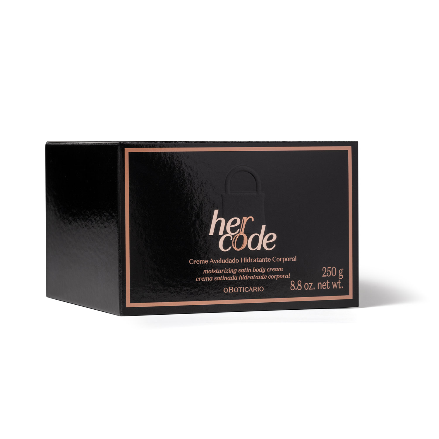 Creme Aveludado Hidratante Desodorante Corporal Her Code 250g
