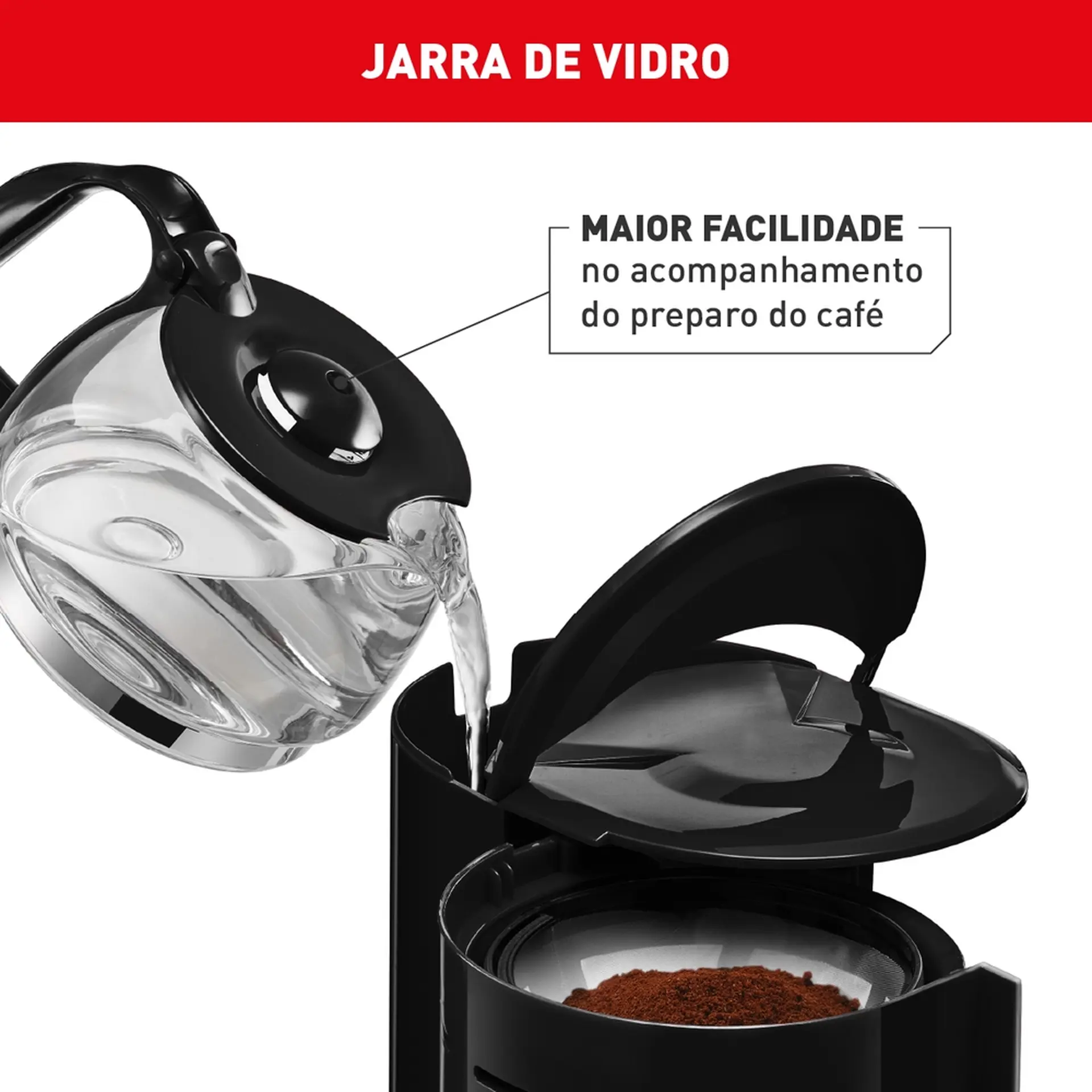 Cafeteira Elétrica Arno Classic 0,6L CFC1 - Preto - 110 Volts