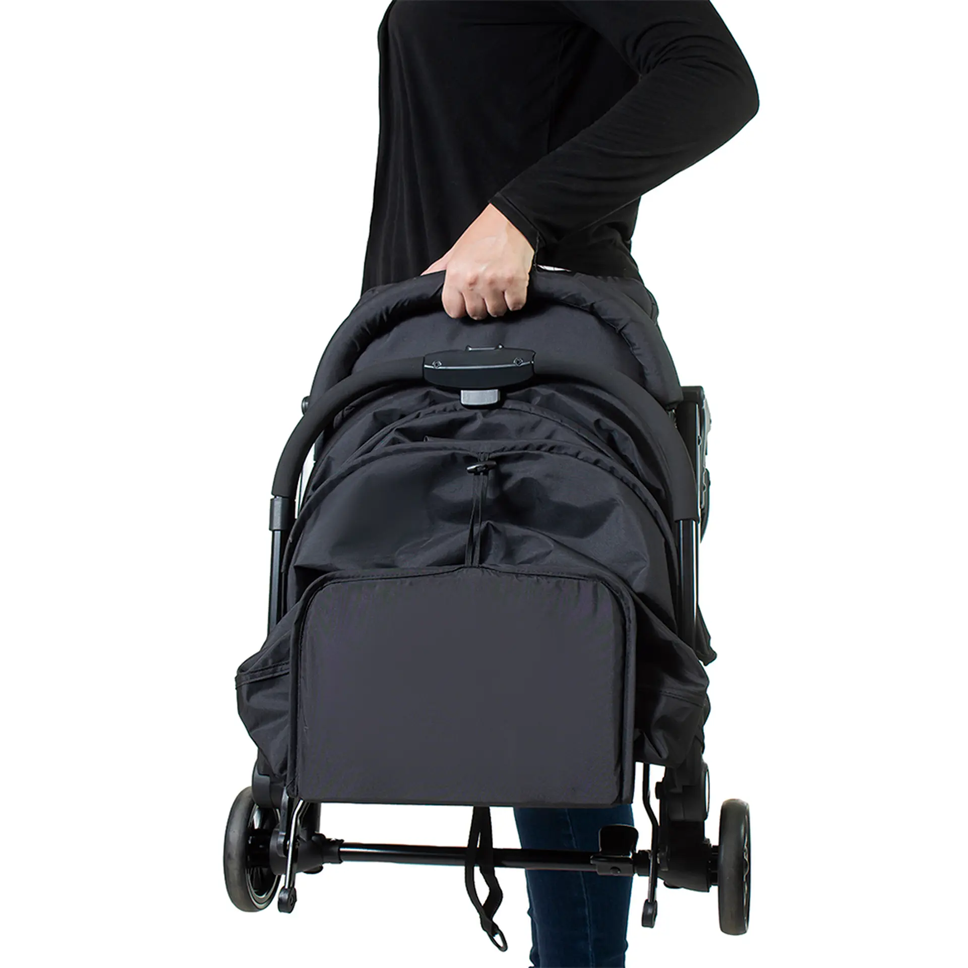 Carrinho de Bebê Retrátil Galzerano Bali até 15 kg - Preto